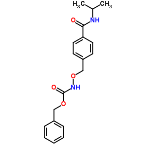 Benzyl n-[[4-(propan-2-ylcarbamoyl)phenyl]methoxy]carbamate Structure,70379-95-2Structure