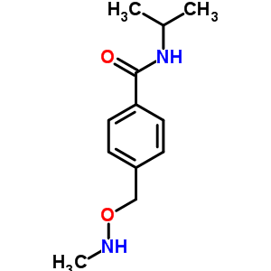 4-(Methylaminooxymethyl)-n-propan-2-yl-benzamide Structure,70379-96-3Structure