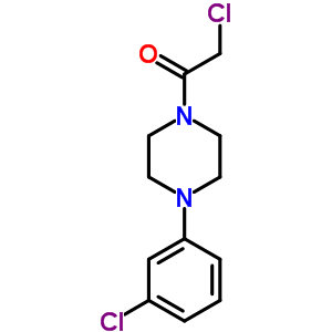 1-(Chloroacetyl)-4-(3-chlorophenyl)piperazine hydrochloride Structure,70395-06-1Structure