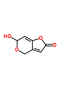 6-Hydroxy-4H-Furo[3,2-c]Pyran-2(6H)-One Structure,70402-10-7Structure