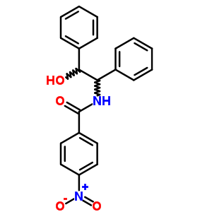 N-(2-hydroxy-1,2-diphenyl-ethyl)-4-nitro-benzamide Structure,7042-14-0Structure