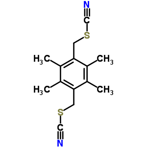 1,2,4,5-Tetramethyl-3,6-bis(thiocyanatomethyl)benzene Structure,70477-55-3Structure