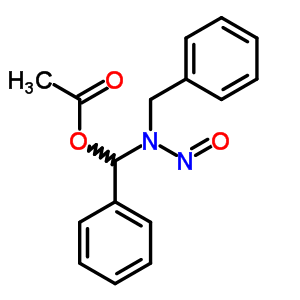 Benzenemethanol, a-[nitroso(phenylmethyl)amino]-,1-acetate Structure,70490-99-2Structure