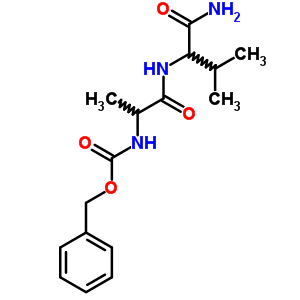 Benzyl n-[1-[(1-carbamoyl-2-methyl-propyl)carbamoyl]ethyl]carbamate Structure,70497-50-6Structure