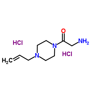 1-(4-Allyl-piperazin-1-yl)-2-amino-ethanone 2 hcl Structure,705944-29-2Structure