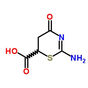 2-Imino-4-oxo-[1,3]thiazinane-6-carboxylic acid Structure,70596-36-0Structure