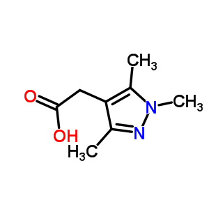 (1,3,5-Trimethyl-1h-pyrazol-4-yl)acetic acid Structure,70598-03-7Structure