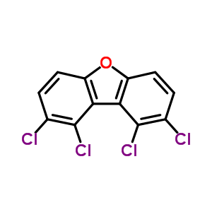 1,2,8,9-Tetrachlorodibenzofuran Structure,70648-22-5Structure