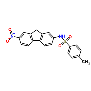 Benzenesulfonamide,4-methyl-n-(7-nitro-9h-fluoren-2-yl)- Structure,70730-48-2Structure