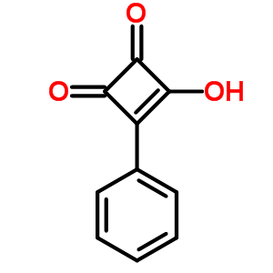 3-Cyclobutene-1,2-dione,3-hydroxy-4-phenyl- Structure,708-10-1Structure