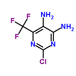 2-Chloro-6-(trifluoromethyl)pyrimidine-4,5-diamine Structure,708-46-3Structure