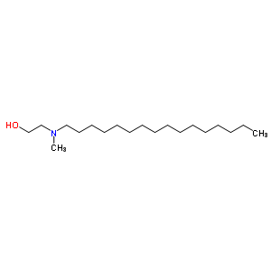 2-(十六基甲基氨基)-乙醇結(jié)構(gòu)式_7089-36-3結(jié)構(gòu)式