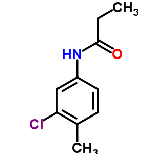 Propanamide,n-(3-chloro-4-methylphenyl)- Structure,709-97-7Structure