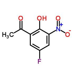 5-Fluoro-2-hydroxy-3-nitroacetophenone Structure,70978-39-1Structure