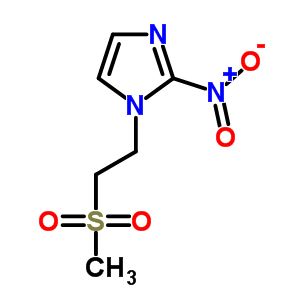 1H-imidazole,1-[2-(methylsulfonyl)ethyl]-2-nitro- Structure,71006-79-6Structure