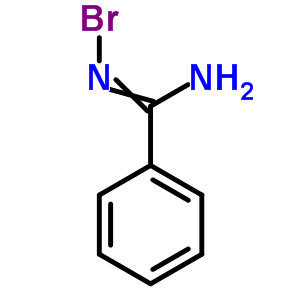 Benzenecarboximidamide,n-bromo- Structure,71017-37-3Structure