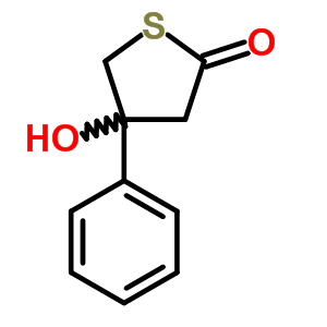 2(3H)-thiophenone,dihydro-4-hydroxy-4-phenyl- Structure,71023-04-6Structure