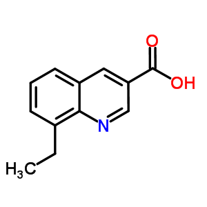 8-Ethylquinoline-3-carboxylic acid Structure,71082-56-9Structure