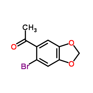 Ethanone,1-(6-bromo-1,3-benzodioxol-5-yl)- Structure,71095-26-6Structure