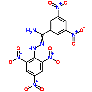 3,5-Dinitro-n-[(2,4,6-trinitrophenyl)amino]benzenecarboximidamide Structure,71123-43-8Structure