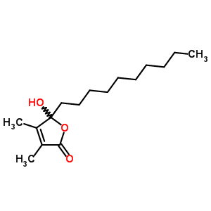 5-Decyl-5-hydroxy-3,4-dimethyl-furan-2-one Structure,71190-95-9Structure