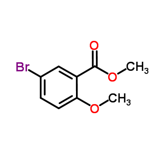 5-Bromo-2-methoxybenzoic acid methyl ester Structure,7120-41-4Structure