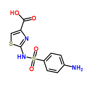 2-[[(4-Aminophenyl)sulfonyl]amino]-4-thiazolecarboxylic acid Structure,713081-49-3Structure