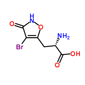 (Rs)-4-溴高鵝膏蕈氨酸結(jié)構(gòu)式_71366-32-0結(jié)構(gòu)式