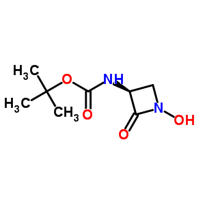 (S)-3-(N-Boc-氨基)-1-羥基-2-氮雜啶酮結(jié)構(gòu)式_71405-01-1結(jié)構(gòu)式