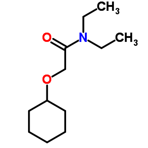 Acetamide,2-(cyclohexyloxy)-n,n-diethyl- Structure,7144-73-2Structure