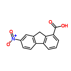 9H-fluorene-1-carboxylicacid, 7-nitro- Structure,7145-75-7Structure