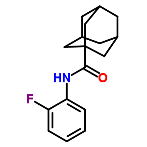 N-(2-fluorophenyl)adamantane-1-carboxamide Structure,71458-43-0Structure