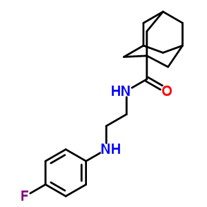 N-[2-[(4-fluorophenyl)amino]ethyl]adamantane-1-carboxamide Structure,71458-52-1Structure