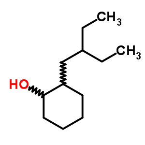 2-(2-乙基丁基)-1-環(huán)己醇結(jié)構(gòu)式_7146-78-3結(jié)構(gòu)式