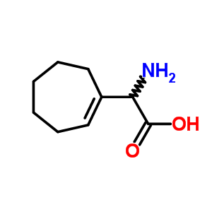 2-Amino-2-(1-cycloheptenyl)acetic acid Structure,71494-45-6Structure