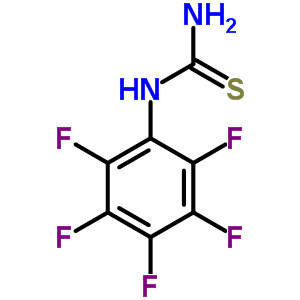 1-Pentafluorophenyl-2-thiourea Structure,715-60-6Structure