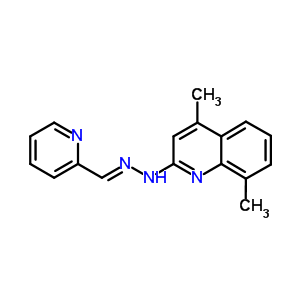 4,8-Dimethyl-n-(pyridin-2-ylmethylideneamino)quinolin-2-amine Structure,71508-79-7Structure