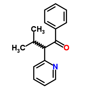 3-Methyl-1-phenyl-2-pyridin-2-yl-butan-1-one Structure,7154-11-2Structure