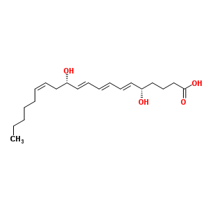 (5S,12S)-二羥基-(6E,8E,10E,14Z)-二十碳四烯酸結(jié)構(gòu)式_71548-19-1結(jié)構(gòu)式