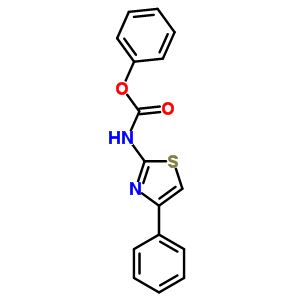 Phenyl (4-phenyl-1,3-thiazol-2-yl)carbamate Structure,71576-06-2Structure