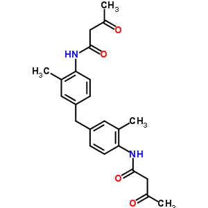 N-[2-methyl-4-[[3-methyl-4-(3-oxobutanoylamino)phenyl]methyl]phenyl]-3-oxo-butanamide Structure,71655-97-5Structure