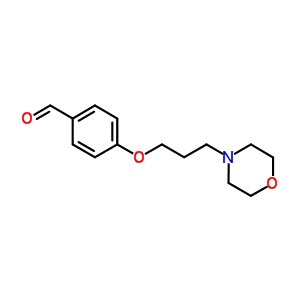 4-(3-Morpholin-4-yl-propoxy)-benzaldehyde Structure,71760-44-6Structure