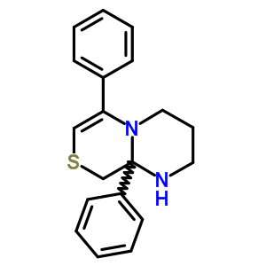 2,6-Diphenyl-4-thia-1,7-diazabicyclo[4.4.0]dec-2-ene Structure,71764-42-6Structure