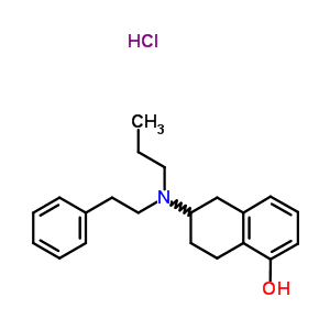 1-Naphthalenol, 5,6,7,8-tetrahydro-6-[(2-phenylethyl)propylamino]-, hydrochloride Structure,71787-90-1Structure