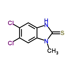 5,6-Dichloro-1-methyl-3h-benzoimidazole-2-thione Structure,71806-06-9Structure