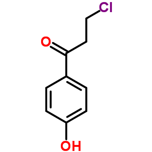 3-Chloro-1-(4-hydroxyphenyl)propan-1-one Structure,7182-38-9Structure