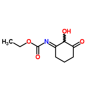 Ethyl (ne)-n-(2-hydroxy-3-oxo-cyclohexylidene)carbamate Structure,71841-80-0Structure