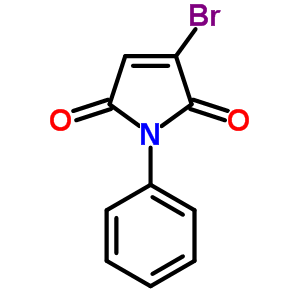 3-Bromo-1-phenyl-pyrrole-2,5-dione Structure,72000-67-0Structure