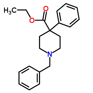 Ethyl 1-benzyl-4-phenylpiperidine-4-carboxylate Structure,72216-57-0Structure