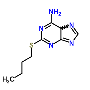 2-Butylsulfanyl-5h-purin-6-amine Structure,72278-43-4Structure